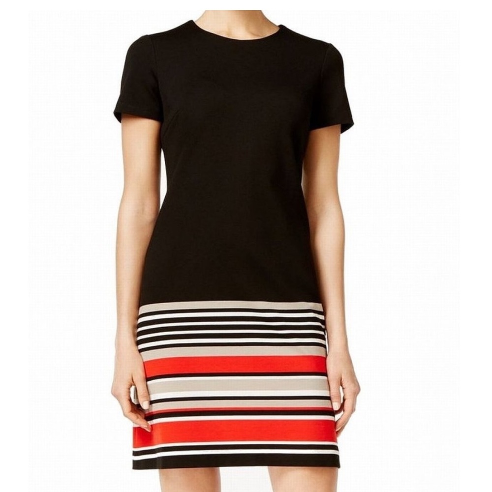 Calvin Klein short sleeve shift dress size 16 EUC!